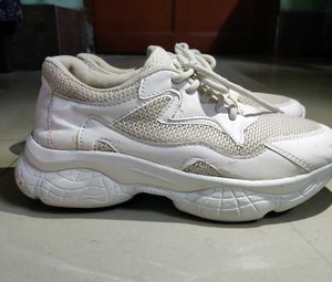 white sneakers