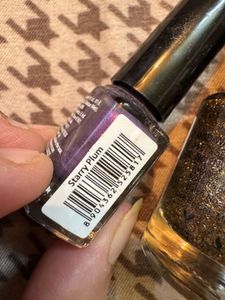 4 Nailpaints... Yellow, Plum ,Red, Shimmery Copper