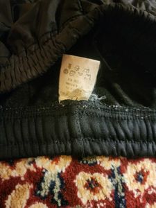 Black Padded Pants