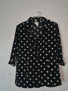 Polka Dot Blazer