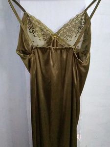 Vintage Olive Green Nightgown