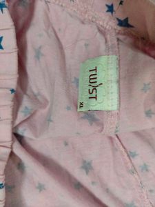 Cute Pink Star Print Pajama Shorts