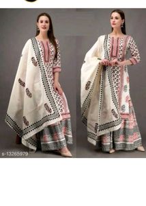 Full Cotton Sharara Set