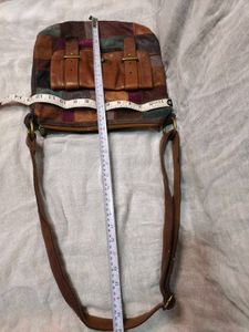 Fossil Boho Patchwork Leather Bag