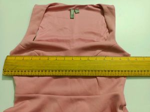 Imported Cute Pink Fit and Flare Dress fixed Price