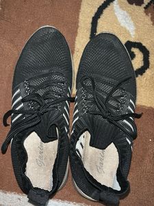 Black Knit Sneakers