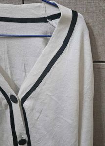 Stylish White Cardigan