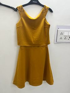 Beautiful Mustard Party Dress