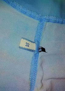 Blue Jeans with American Flag Pin
