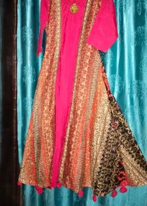 Elegant Red Ethnic Gown
