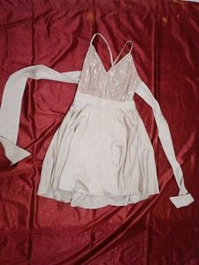 Sparkly Sequin Halter Neck Party Dress