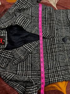 Plaid Trench Coat - Stylish Outerwear🖤🎀