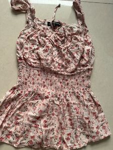 Floral Smocked Cami Top