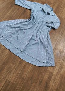 Uniqlo Striped Shirt Dress