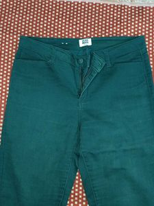 Green Slim Jeans