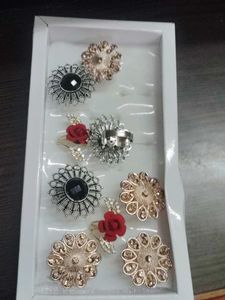Set of 2 Statement Rings