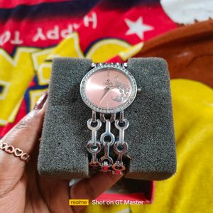 BRAND NEW Silver Chain Watch For Women