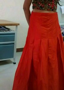 Crop Top And Skirt