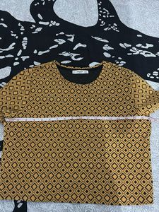 Stylish Geometric Print Top
