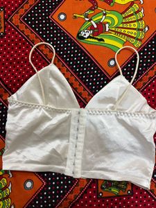 White Bralette Top