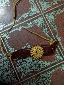Elegant Beaded Choker Necklace