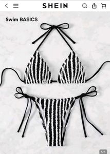 I. Striped Bikini Top