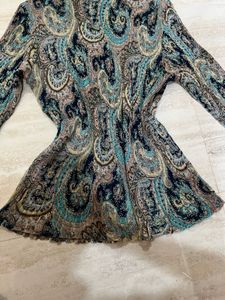 Paisley Print Flowy Top