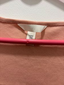 H&amp;M Square Neck Ribbed Top (M)