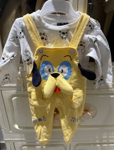 Cute Dog Overalls & Top Set