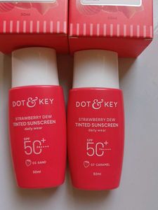 DOT &amp; KEY Tinted Sunscreen SPF 50- Pack of 2