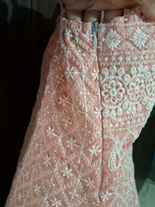 Elegant Embroidered Pink Blouse