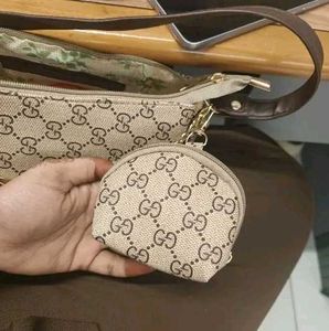 Gucci inspired Chic Monogram Shoulder Bag