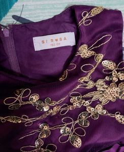 Purple Party Dress