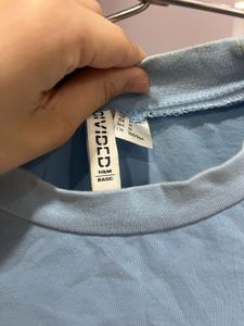 Light Blue Cotton T-Shirt