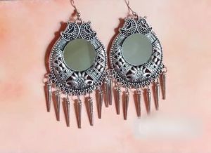 Boho Mirror Drop Earrings