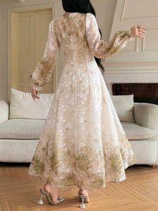 brand new(savana)vintage gold Floral Print Maxi