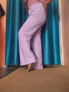 ❤️Waist 30 to 32Lavender Wide Leg Jeans