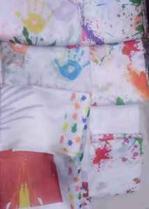 Colorful Holi Design Saree