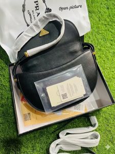 Prada Black Leather Shoulder Bag