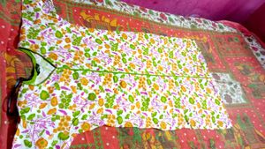Floral Print Kurta