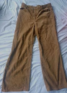 Corduroy Wide Leg Trousers