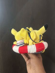 Cute Pikachu Plush Toy Duo with Ring