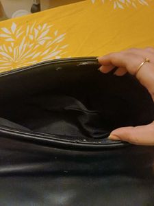 Mango Chic Black  Bag with Gold Chain