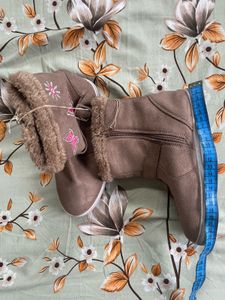 Girls' Fur Lined Winter Boots