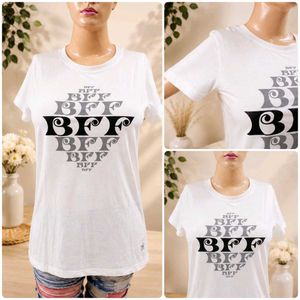 White BFF Graphic T-Shirt