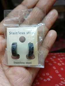 Stainless Steel Hoop Earrings