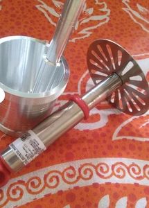 Combo Of Aluminum Okhli And Kitchen Masher🥰🥳