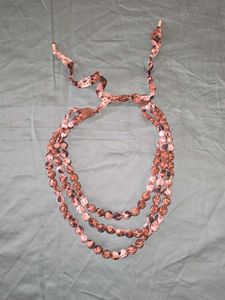 ZARA Fabric Boho Beaded Necklace