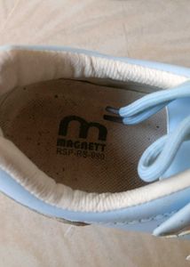 Light Blue 'Best Class' Sneakers Shoes