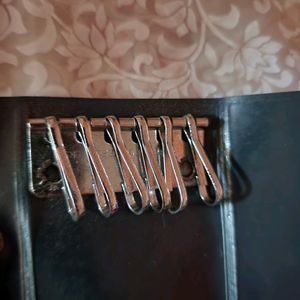 Tri Fold Key Case with Card Holder
